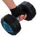 Гантели профессиональные с полиуретановым покрытием LiveUp LP8003-20 (2х20кг)