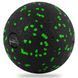 Масажний м'яч PowerPlay PP-4351 Epp Massage Ball (d10) Чорно/Зелений