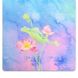 Коврик для йоги Замшевый Record FI-5662-33 размер 183x61x0,3см розовый-голубой с цветочным принтом