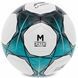 Мяч футбольный №5 PU+EVA Клееный LI-NING LFQK635-4 (клееный, белый-бирюзовый)