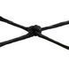 Сетка для волейбола FOX VB-0045 9,5x1,0м черный-белый