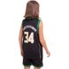 Форма баскетбольная подростковая NB-Sport NBA 34 BA-0972 M-2XL черный-зеленый