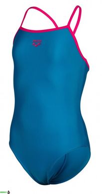 Купальник Arena SWIMSUIT LIGHT DROP SOLID блакитний, рожевий Діт 140 см