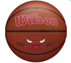 Мяч баскетбольный Wilson NBA TEAM COMPOSITE BSKT CHI BULLS