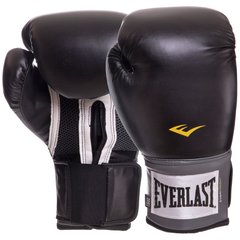 Перчатки боксерские PU на липучке EVERLAST EV1200015 PRO STYLE TRAINING (р-р 8-16oz, черный)