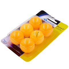 Набір м'ячів для настільного тенісу DONIC PRESTIGE 2* МТ-658028 6шт помаранчевий