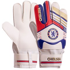 Перчатки вратарские SP-Sport FB-3762-07 CHELSEA (PVC, р-р 8-10, синий-красный)