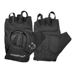 Перчатки для фитнеса и тяжелой атлетики PowerPlay 2004 женские черные XS