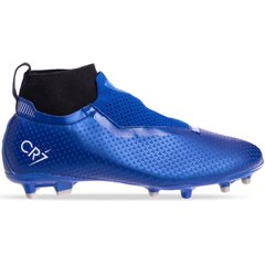 Бутси футбольне взуття з носком OWAXX 180916-2 R.BLUE/BLACK/SILVER (р-р 40-45, TPU, синій)