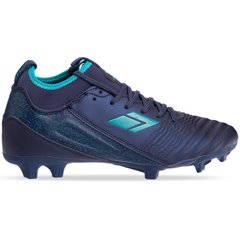 Бутсы футбольная обувь с носком DIFENO 180103-2 NAVY/CYAN размер 40-45 (TPU, синий-голубой)