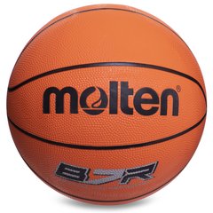 Мяч баскетбольный резиновый №7 MOLTEN B7R (резина, бутил, оранжевый)