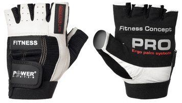 Рукавички для фітнесу і важкої атлетики Power System Fitness PS-2300 Black/White S