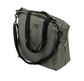 Сумка спортивная Arena RIPSTOP PACKABLE TOTE зеленый черный Уни 38х49 см