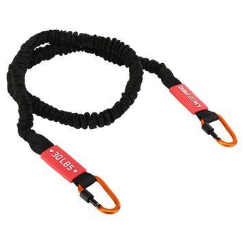 Эспандер с карабином в защитном рукаве RESISTANCE TUBE LiveUp LP8401-S нагрузка низкая