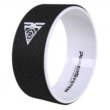 Йога колесо для фитнеса и аэробики Power System Yoga Wheel Pro PS-4085 Black/White