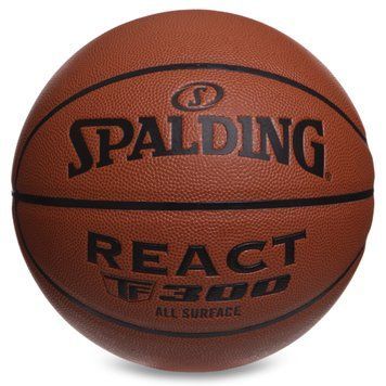 М'яч баскетбольний SPALDING 76846Y REACT TF300 №7 помаранчевий