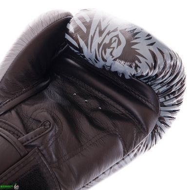 Перчатки боксерские кожаные TWINS FBGVL3-50 Синий 10 унции WOLF 10-14oz