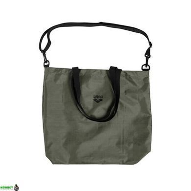 Сумка спортивная Arena RIPSTOP PACKABLE TOTE зеленый черный Уни 38х49 см