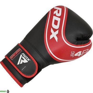 Боксерські рукавиці RDX 4B Robo Kids Red/Black 6 унцій (капа в комплекті)