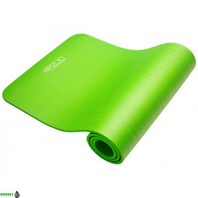 Килимок (мат) спортивний 4FIZJO NBR 1 см для йоги та фітнесу 4FJ0017 Green