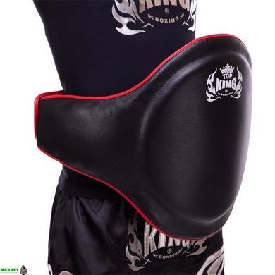 Пояс тренера шкіряний TOP KING Professional TKBPPV S чорний