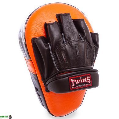 Лапа Вигнута для боксу та єдиноборств TWINS PML10 Помаранчевий 18x27x4,5см 1шт