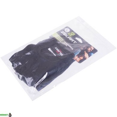 Перчатки для фитнеca кожаные ZELART SB-161573 Черный L, открытые пальцы