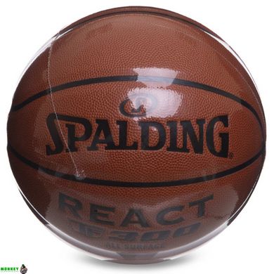 Мяч баскетбольный SPALDING 76846Y REACT TF300 №7 оранжевый