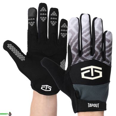 Перчатки спортивные TAPOUT SB168522 S-M черный-серый
