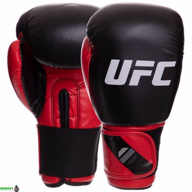 Боксерські рукавиці UFC PRO Compact UHK-69999 L червоний-чорний