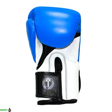 Перчатки боксерские THOR PRO KING 14oz /PU /сине-бело-черные
