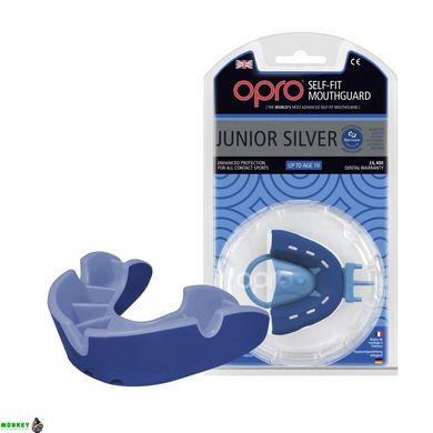 Капа OPRO Junior Silver Blue/Light Blue (art.002190002)