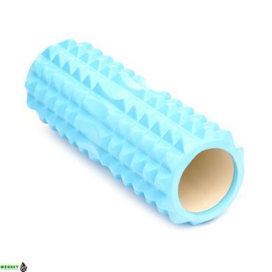 Масажний ролик Cornix EVA 33 x 14 см (валик, роллер) XR-0331 Sky Blue