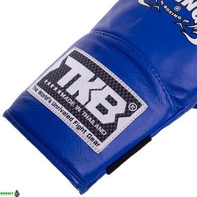 Снарядные перчатки кожаные TOP KING Pro TKBMP-OT Синий S размер
