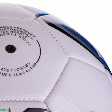 М'яч футбольний тренажер CFA SP-Sport FB-3281 №5 PU білий-синій