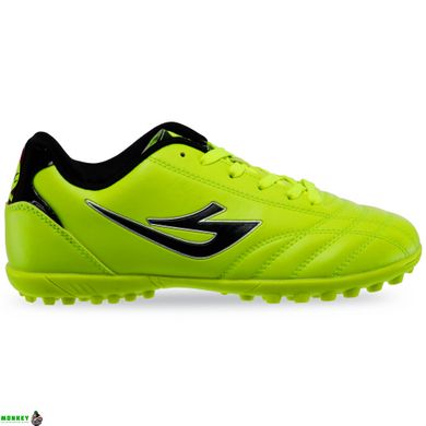 Сороконожки обувь футбольная детская LIJIN OB-1503-35-39-1 размер 35-39 (верх-PU, подошва-резина, салатовый)