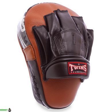 Лапа Вигнута для боксу та єдиноборств TWINS PML10 Помаранчевий 18x27x4,5см 1шт