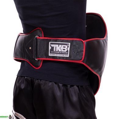 Пояс тренера шкіряний TOP KING Professional TKBPPV S чорний