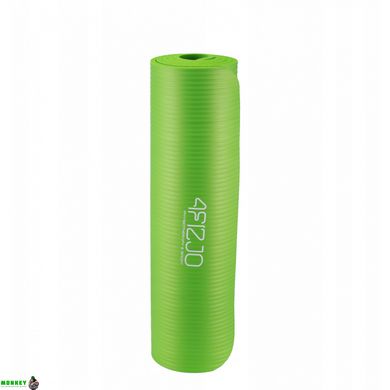 Коврик (мат) для йоги и фитнеса 4FIZJO NBR 1 см 4FJ0017 Green
