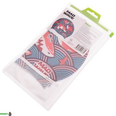Шапочка для плавания детская MadWave Junior SHARKY M057911 Бирюзовый