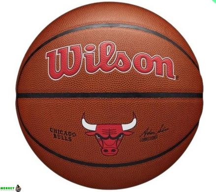 М'яч баскетбольний Wilson NBA TEAM COMPOSITE BSKT CHI BULLS