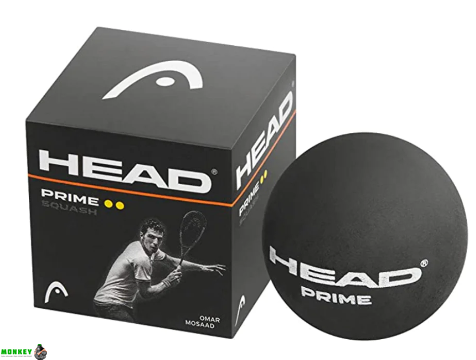 М'яч для сквошу Head Prime Squash Ball Black