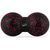 Масажний м'яч подвійний PowerPlay PP-4352 Epp foam peanut ball (d8*16cm.) Чорно/Червоний
