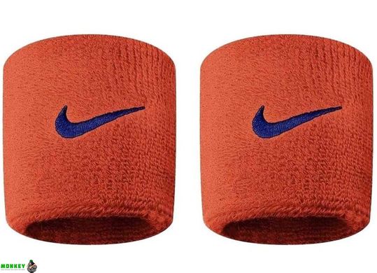 Напульсник Nike SWOOSH WRISTBANDS 2 PK оранжевый Уни OSFM