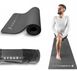 Коврик для йоги та фітнесу + чохол 4yourhealth Fitness Yoga Mat 0118 (180*61*1см) Сірий