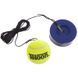 Тренажер для великого тенісу - м'яч на гумці з обважнювачем TELOON TENNIS TRAINER TL801-5-Coach1 салатовий-чорний