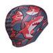 Шапочка для плавания детская MadWave Junior SHARKY M057911 Бирюзовый