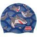 Шапочка для плавания детская MadWave Junior SHARKY M057911 Бирюзовый