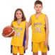 Форма баскетбольная детская SP-Sport NBA LAKERS 24 CO-0038 (PL, р-р S-2XL-120-165см, цвета в ассортименте)